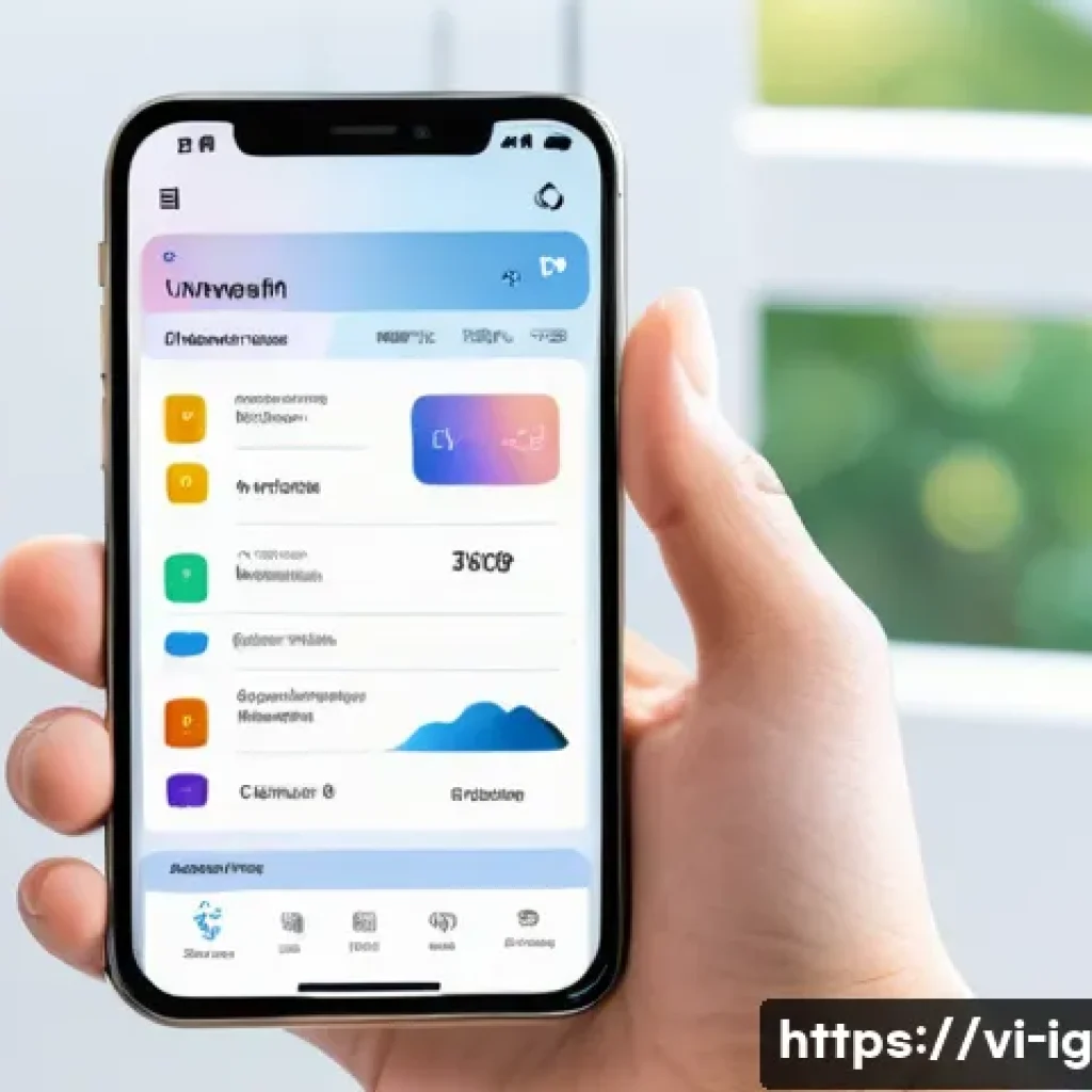 정신건강 테크의 사용자 경험 개선 방안 - A modern smartphone displaying a Vietnamese mental health app interface with a clean, minimalist des...